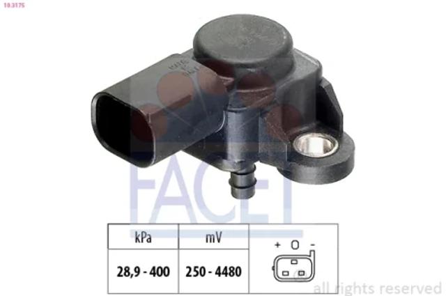 Датчик наддува 103175 FACET