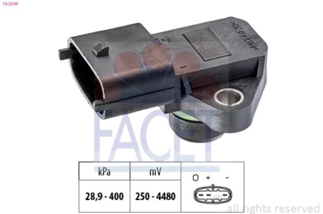 Датчик наддува 103249 FACET