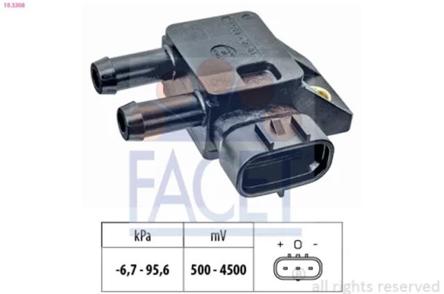 Датчик тиску вихлопних газів 103308 FACET