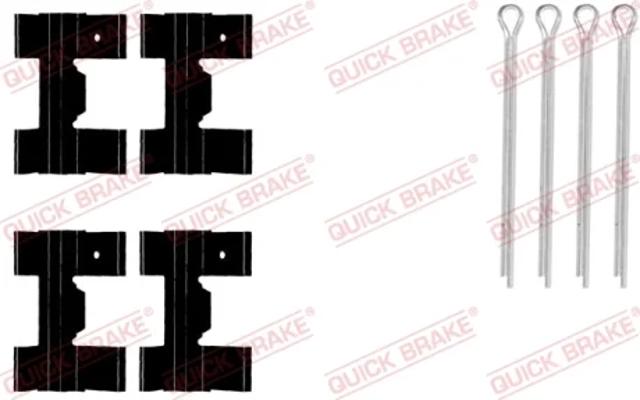 Ремкомплект передніх гальм 1090951 QUICK BRAKE
