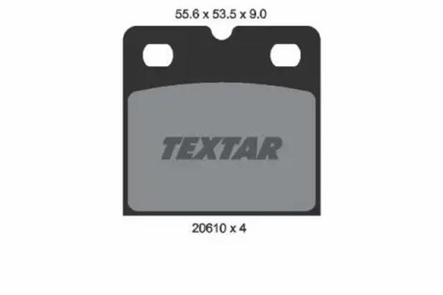 Задні колодки 2061005 TEXTAR