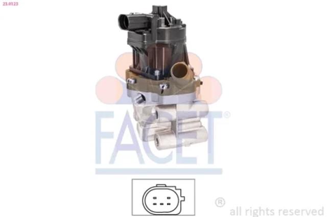 Клапан EGR 230123 FACET