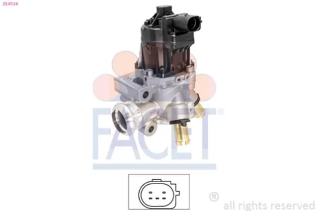 Клапан EGR 230124 FACET