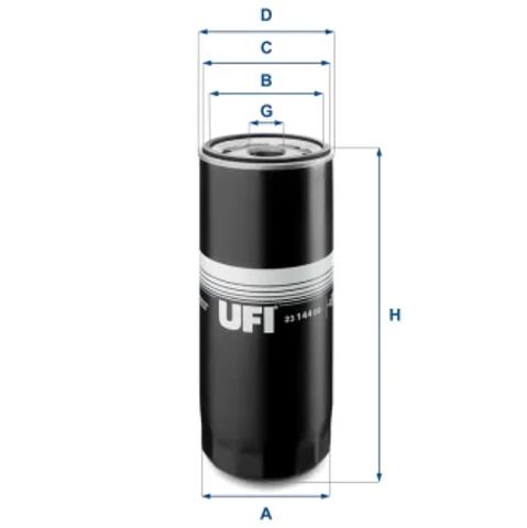 Фільтр очищення масла відцентровий 2314400 UFI