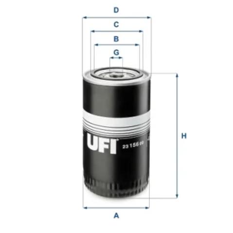 Фільтр масла 2315600 UFI
