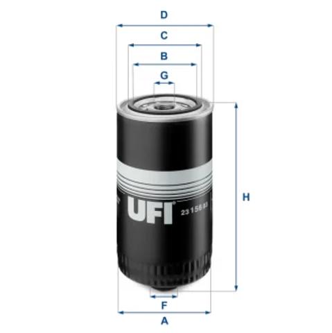 Фільтр очищення масла відцентровий 2315603 UFI