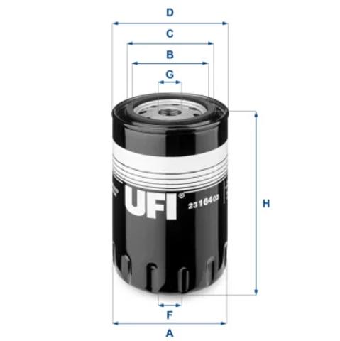 Маслофільтр 2316403 UFI