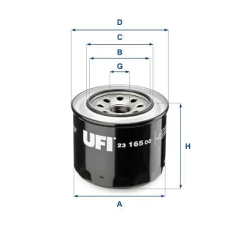 Маслофільтр 2316500 UFI