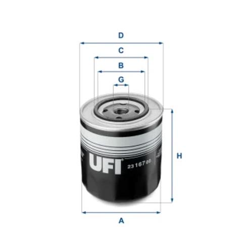 Фільтр очищення масла відцентровий 2316700 UFI