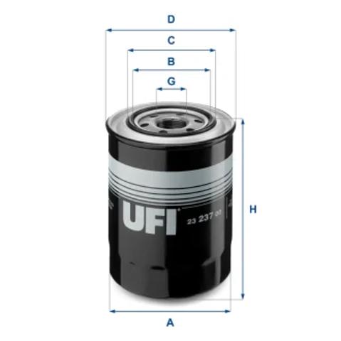 Маслофільтр 2323700 UFI
