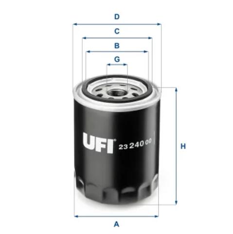 Фільтр масляний 2324000 UFI