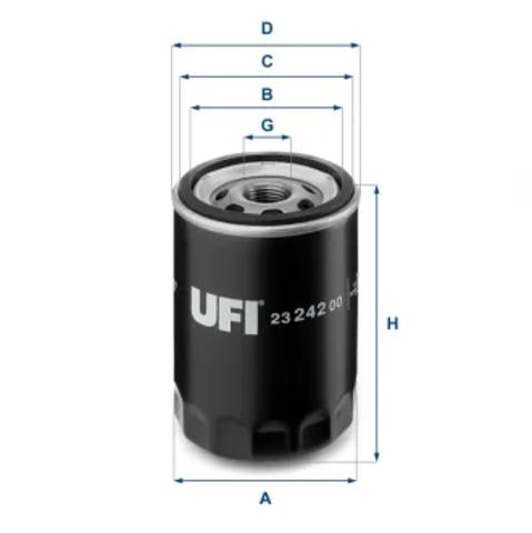 Фільтр масла 2324200 UFI