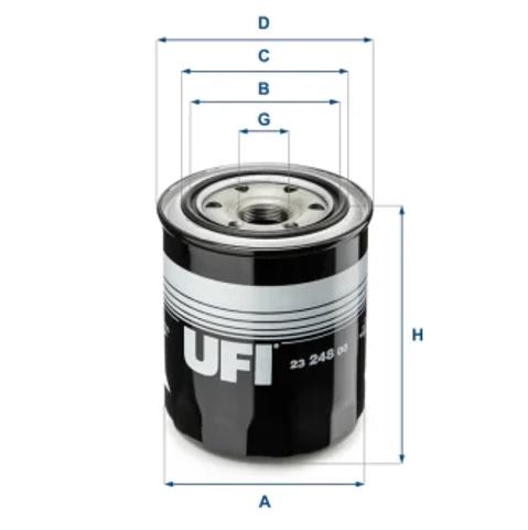 Маслофільтр 2324800 UFI