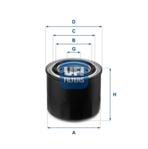 Фільтр масляний 2325900 UFI