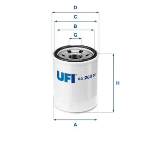 Фільтр очищення масла відцентровий 2326000 UFI