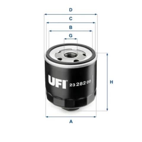Фільтр масла 2328200 UFI