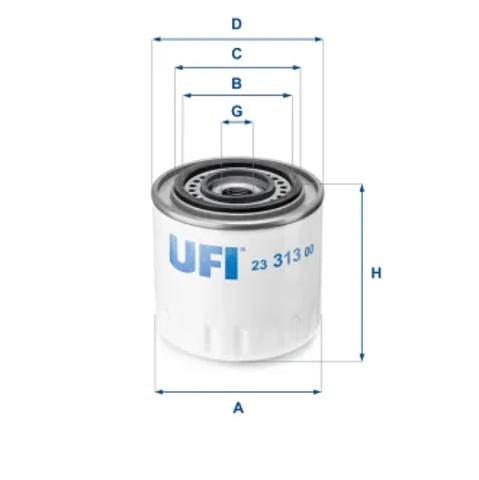 Фільтр масла 2331300 UFI