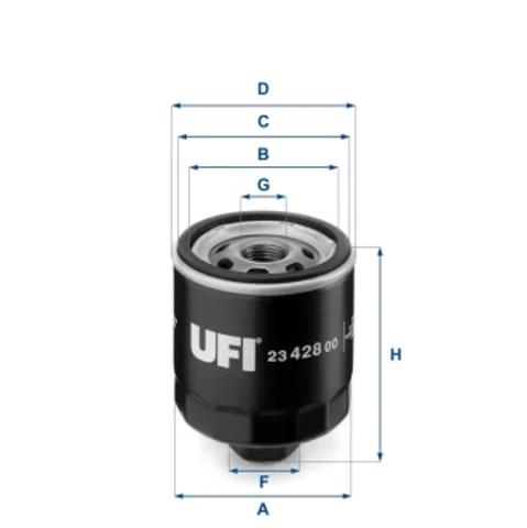 Фільтр очищення масла відцентровий 2342800 UFI