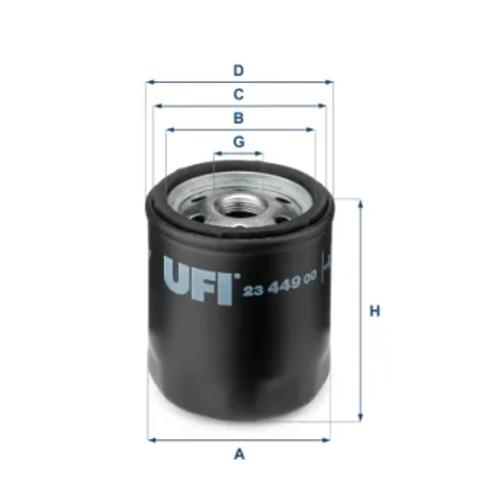 Фільтр відцентровий очищення масла 2344900 UFI