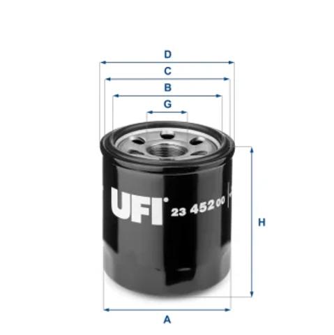 Фільтр масла 2345200 UFI