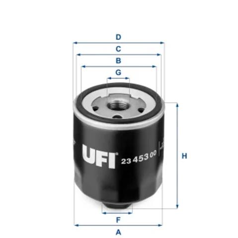 Фільтр масла 2345300 UFI