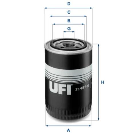 Фільтр масла 2345700 UFI