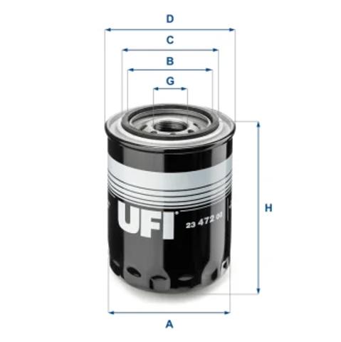 Фільтр масляний ДВЗ 2347200 UFI