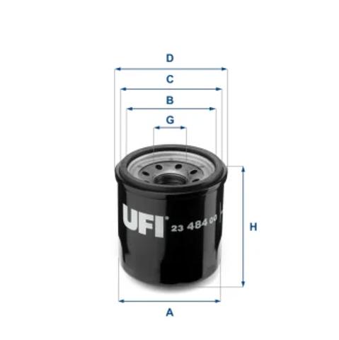 Фільтр масла 2348400 UFI