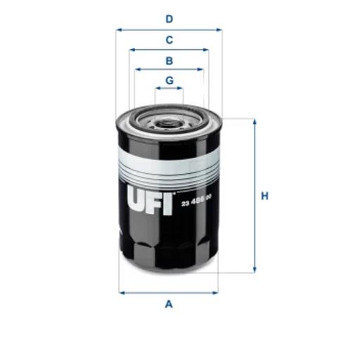 Фільтр масляний 2348600 UFI