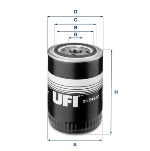 Фільтр масла 2354600 UFI