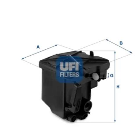 Фільтр тонкого очищення палива 2402700 UFI