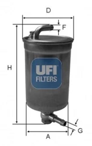 Фільтр паливний 2407200 UFI