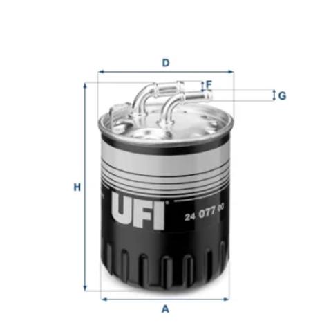 Фільтр палива 2407700 UFI