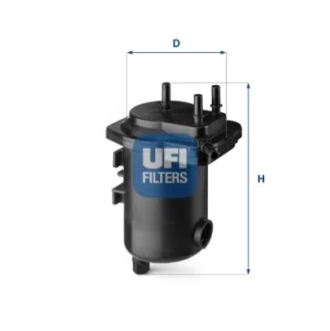 Фільтр-відстійник палива грубої очистки 2413200 UFI