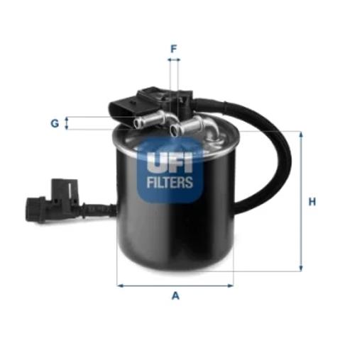 Фільтр тонкого очищення палива 2414900 UFI