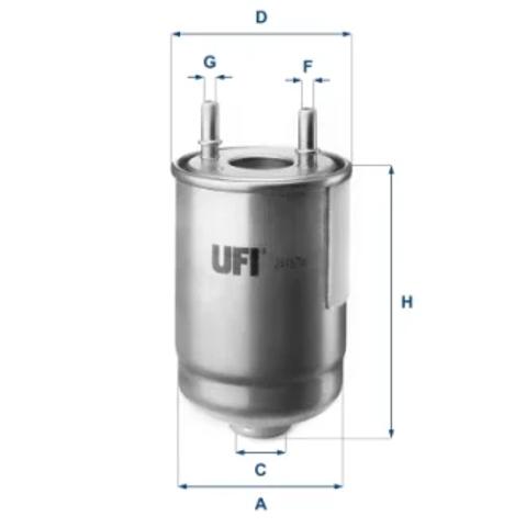 Фільтр палива 2418700 UFI
