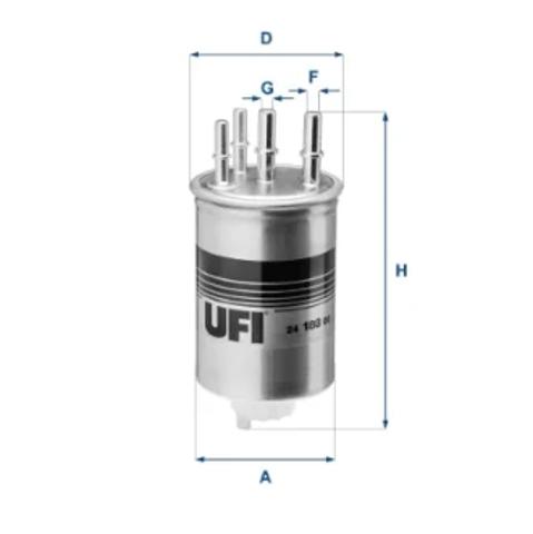 Фільтр-відстійник палива грубої очистки 2418800 UFI