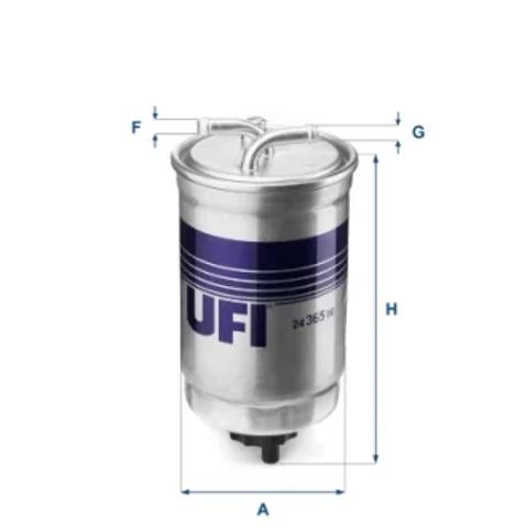 Фільтр палива 2436500 UFI