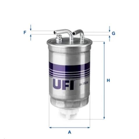 Фільтр палива 2438200 UFI
