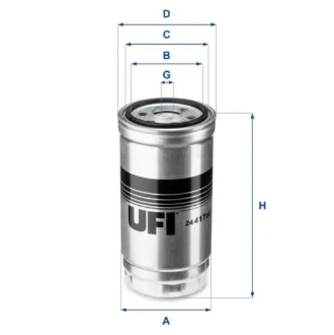 Фільтр палива 2441700 UFI
