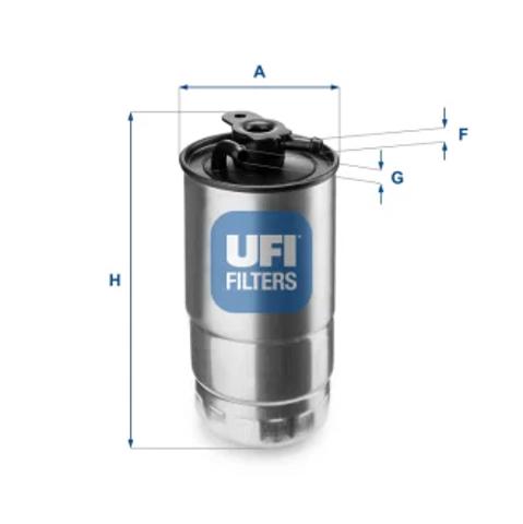 Фільтр палива 2442700 UFI