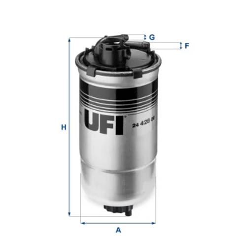 Фільтр тонкого очищення палива 2442800 UFI