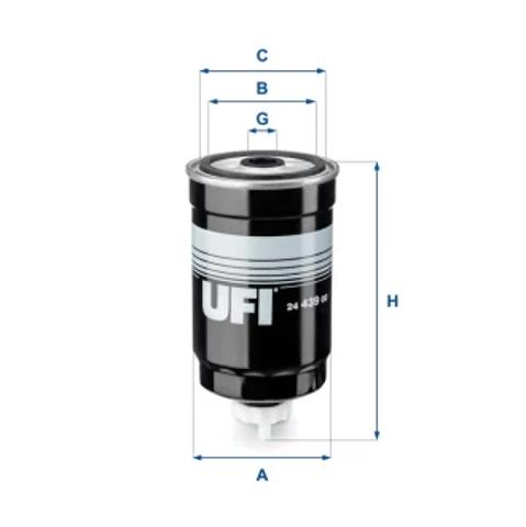 Фільтр палива 2443900 UFI