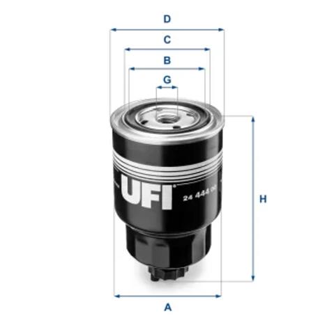 Фільтр палива 2444400 UFI