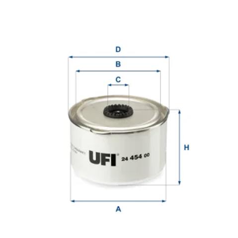 Фільтр тонкого очищення палива 2445400 UFI