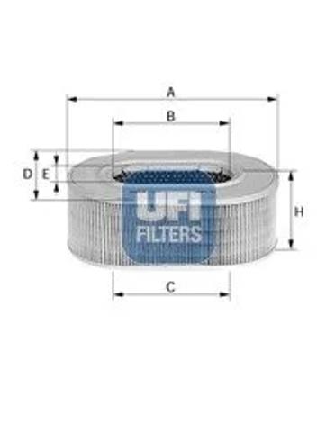 Елемент повітряного фільтра 2716200 UFI