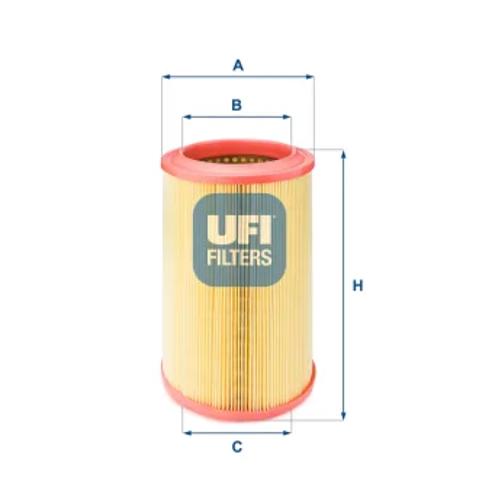 Повітряний фільтр двигуна 2736600 UFI