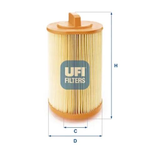 Повітряний фільтр двигуна 2748600 UFI
