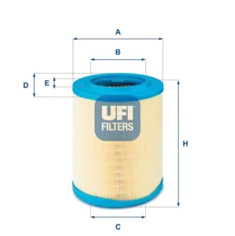 Елемент повітряного фільтра 2760600 UFI
