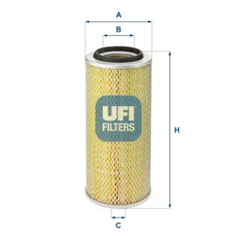 Автомобільний фільтр повітря 2782800 UFI